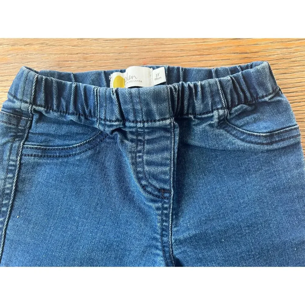 Boden Pull-On Denim Jeans Size 3Y